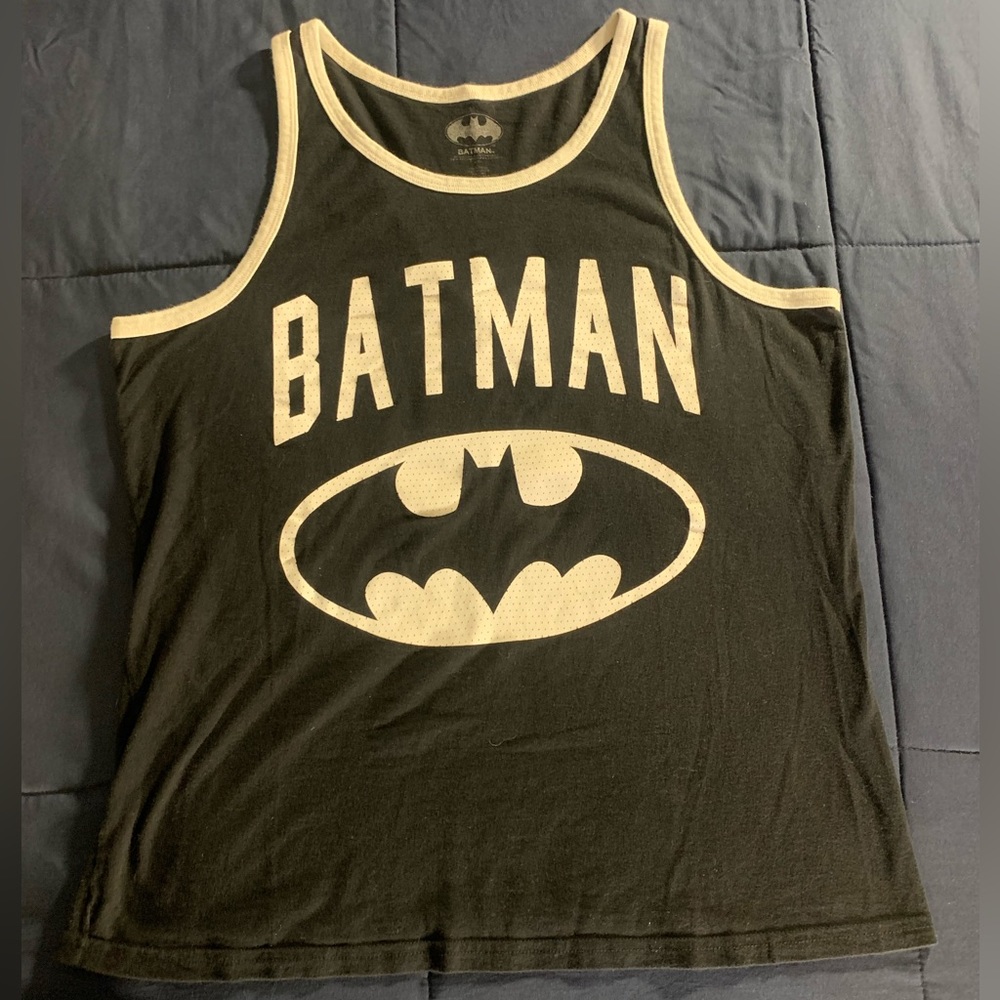 Batman Graphic Tank Top - Black/Cream